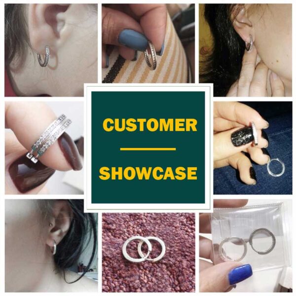 Delicate CZ Hoop Earrings Buyers Showcase