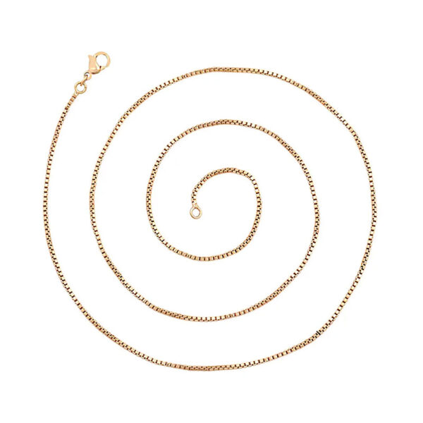 Gold Plated Thin Chain Necklace